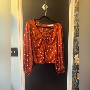 ASTR The Label Cut Out Top